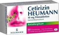 PZN-DE 02075462, HEUMANN PHARMA & . Generica Cetirizin Heumann 10mg 50 stk