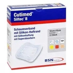 Cutimed Siltec B Schaumverb.10x10 cm mit Haftr.