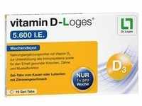 vitamin D-Loges 5.600 internationale Einheiten - Wochendepot - 1