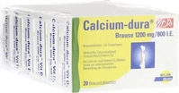 PZN-DE 09911654, Cooper Consumer Health Calcium Dura Vit D3 Brause 1200 mg/800 I.e.