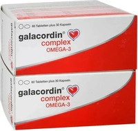 PZN-DE 11349875, biomo pharma Galacordin complex Omega-3 Tabletten 120 stk