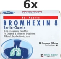 PZN-DE 04908268, BROMHEXIN 8 Berlin-Chemie (20 stk)