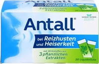 PZN-DE 11130237, WEBER & WEBER Antall bei Reizhusten und Heiserkeit Liquidsticks 20X5