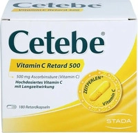 PZN-DE 03884324, STADA Consumer Health Cetebe Vitamin C Retard 500 Kapseln 180 stk