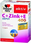 PZN-DE 02561607, Queisser Pharma Doppelherz C + Zink + E Depot Tabletten 40 stk