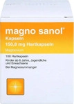 PZN-DE 01834291, Zentiva Pharma Magno Sanol 150,8 mg Magnesium Hartkapseln 100 stk