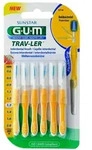 GUM Trav-ler 1,3mm Tanne gelb Interdental+6kappen