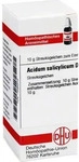 PZN-DE 07594273, DHU-Arzneimittel Acidum Salicylicum D30 Globuli (10 g), Grundpreis: