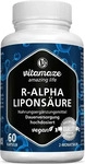 PZN-DE 13947505, Vitamaze R-Alpha-Lipons&auml;ure 200 mg hochdosiert vegan Kapseln 60 stk