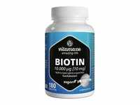 Biotin 10 mg hochdosiert vegan Tabletten