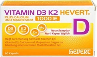 PZN-DE 19295653, Hevert-Arzneimittel Vitamin D3 K2 Hevert + Calcium und Magnesium