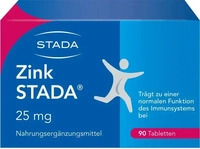 PZN-DE 17579234, STADA Consumer Health Zink STADA 25mg Zinkcitrat Tabletten 90 stk