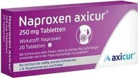 PZN-DE 14412120, axicorp Pharma Naproxen axicur 250 mg Tabletten 20 stk