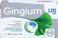 PZN-DE 14171171, Hexal Gingium 120 mg Filmtabletten 60 stk