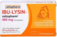 PZN-DE 16197861, IBU LYSIN ratiopharm 400 mg Filmtabletten 10 stk