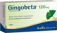 PZN-DE 12461657, betapharm Arzneimittel Gingobeta 120 mg Filmtabletten 30 stk