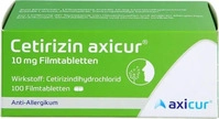 PZN-DE 14293520, axicorp Pharma Cetirizin axicur 10 mg Filmtabletten 100 stk