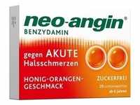 Neo Angin Benzydamin gegen akute Halsschmerzen Honig-Orangengesc