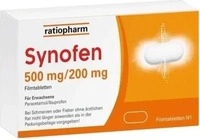 PZN-DE 18218509, ratiopharm Synofen - mit Ibuprofen und Paracetamol 10 stk