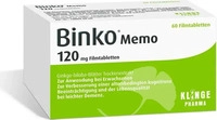 PZN-DE 16168894, Klinge Pharma Binko Memo 120 mg Filmtabletten 60 stk