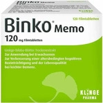 PZN-DE 16168902, Klinge Pharma Binko Memo 120 mg Filmtabletten 120 stk