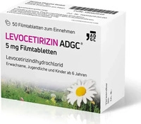 PZN-DE 18082949, Zentiva Pharma Levocetirizin ADGC 5 mg Filmtabletten 50 stk