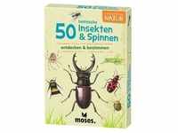 moses Verlag - 50 heimische Insekten & Spinnen entdecken & bestimmen, 50 Ktn.
