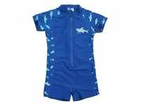 Playshoes - Schwimmanzug HAI 1-teilig in blau, Gr.86/92