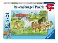 Ravensburger Verlag - Ravensburger Kinderpuzzle - 07833 Auf dem Pferdehof - Puzzle