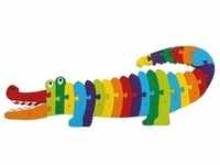 small foot® - Puzzle Krokodil ABC 26-teilig aus Holz