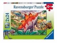 Ravensburger Verlag - Ravensburger Kinderpuzzle - 05179 Wilde Urzeittiere - Puzzle