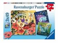 Ravensburger Verlag - Ravensburger Kinderpuzzle - 05181 Einhorn, Drache und Fee -