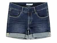 name it - Jeans-Shorts NKFSALLI DNMTASIS 3470 in dark blue denim, Gr.116
