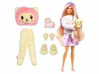 Mattel Barbie - Barbie Cutie Cozy Cute Reveal Serie Puppe - Löwe