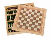 Gollnest & Kiesel - Spiele-Set Schach, Dame und Mühle