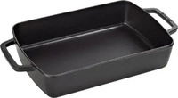 Staub 1303023, Staub - Auflaufform, 30 x 20 cm, schwarz, 40510-323 / 1303023