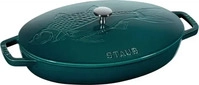 Staub 11223337, Staub - Servierplatte mit Deckel, 32 cm, La Mer, 40501-125 / 11223337