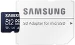 Samsung PRO Ultimate microSD Speicherkarte 512 GB Inkl. SD-Adapter
