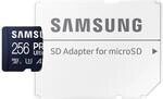 Samsung PRO Ultimate microSD-Karte + SD-Adapter 256 GB