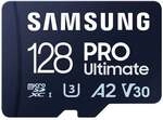 Samsung PRO Ultimate microSD-Karte + SD-Adapter 128 GB