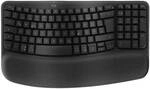 Logitech Wave Keys kabellose ergonomische Tastatur graphit
