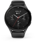 Hama Smartwatch 8900 GPS AMOLED 1.43 Telefonfunktion Alexa rund Schwarz