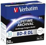 Verbatim M-Disc 5 x BD-R DL 50 GB 6x mattsilber