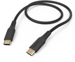 Hama Ladekabel "Flexible", USB-C - USB-C, 1,5 m, Silikon, Schwarz