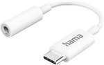 Hama Aux-Adapter USB-C &ndash; 3,5-mm-Klinke-Buchse, Wei&szlig;