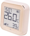 Shelly H&T Gen 3 Mocha Wi-Fi und Bluetooth Temperatur & Luftfeuchtigkeitssensor
