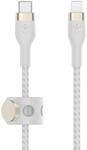 Belkin BoostCharge Pro Flex geflochtenes USB-C/Lightning-Kabel 1m wei&szlig;