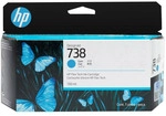 HP No. 738 498N5A Tintenpatrone cyan