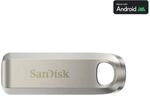 SanDisk Ultra Luxe USB-C-Stick 64GB silber