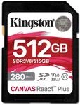 Kingston Canvas React Plus SD Speicherkarte 512GB
